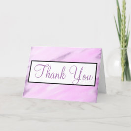 RSVP ウェディング バイオレット パープル 水彩 モノグラム サンキューカード