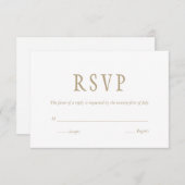 RSVP エレガント伝統的 (正面/裏面)