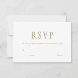 RSVP エレガント伝統的