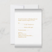 RSVP エレガント ウェディング アニバーサリー ホワイトゴールド (裏面)
