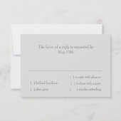 RSVP カード ライム トゥルコイズ スター・オブ・デイビッド 任意の色 (裏面)