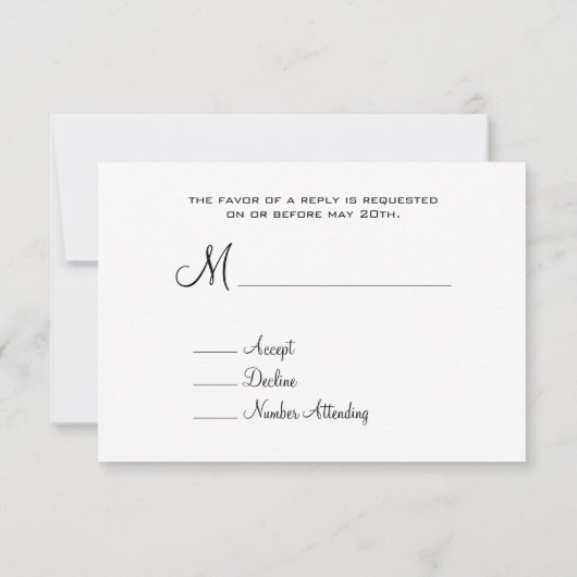 RSVP -デイジーのメーソンジャー--を結婚する国/納屋 (裏面)