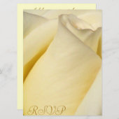 RSVP、バラ_招待状 招待状 (正面/裏面)