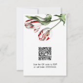 RSVP |フローラレッド&ホワイトレンブラントチューリップ (裏面)