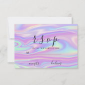 RSVP ホログラフィック ブルー ピンク マーメイド (正面)