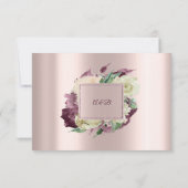 RSVP マルサラ アイボリー ローズ フラワーブラッシュ ワインレッド (裏面)