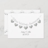 RSVP モダン25th silver結婚周年 (正面/裏面)