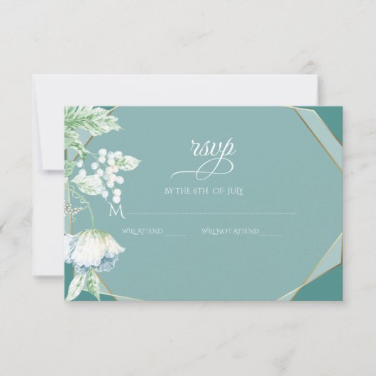 RSVP |ワイルドフラワーとベリー幾何学模様 (正面)