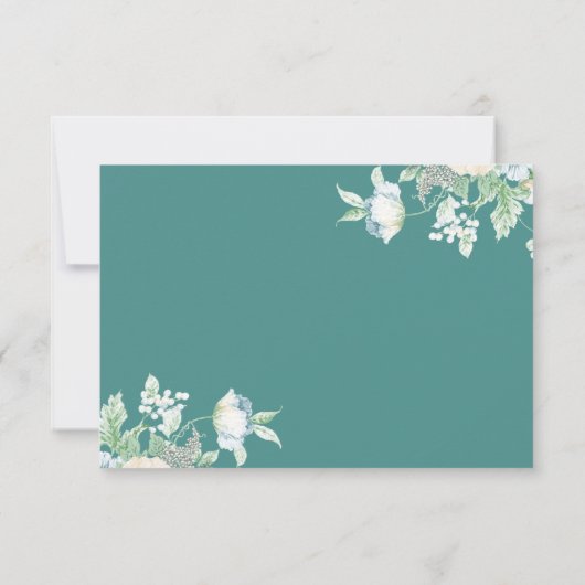 RSVP |ワイルドフラワーとベリー幾何学模様 (裏面)