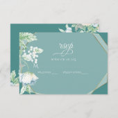 RSVP |ワイルドフラワーとベリー幾何学模様 (正面/裏面)