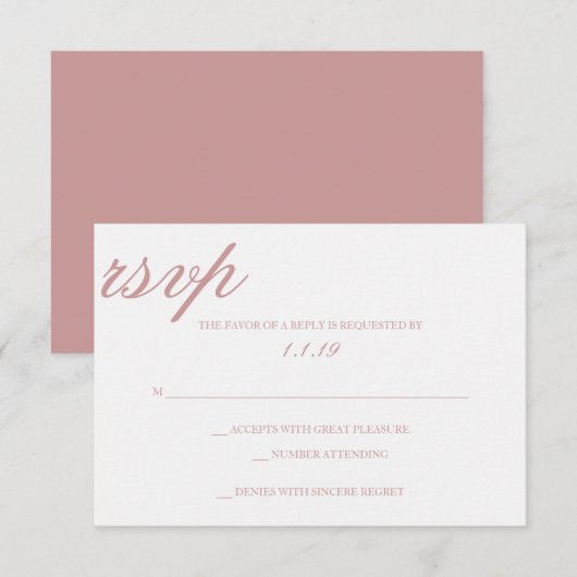 RSVP |一緒に (正面/裏面)