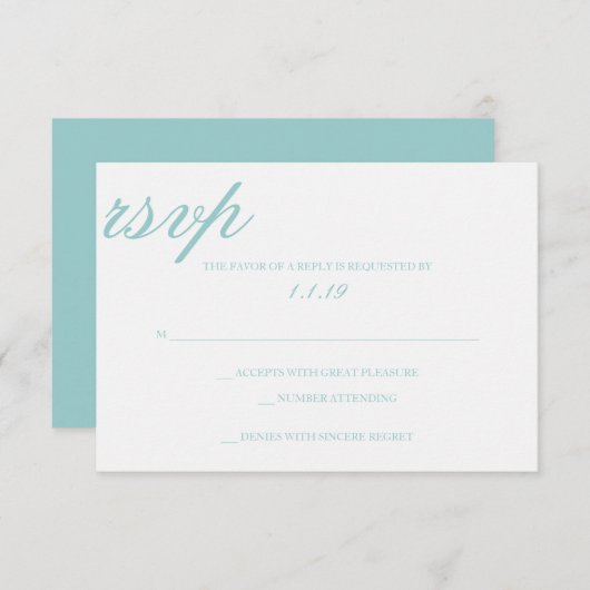 RSVP |一緒に (正面/裏面)