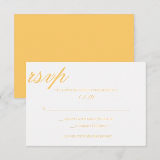 RSVP |一緒に (正面/裏面)