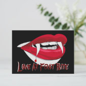 RSVP -初口の恋-黒い背景 招待状 (スタンド正面)