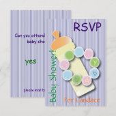 RSVP 招待状 (正面/裏面)