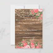 RSVP – 木、提灯、珊瑚花 (裏面)