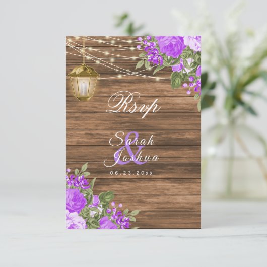 RSVP – 木、提灯、紫の花 (スタンド正面)