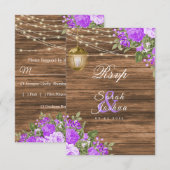 RSVP – 木、提灯、紫の花 (正面/裏面)