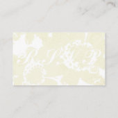 RSVP(白色招待状付き/白色)エンクロージャカード エンクロージャーカード (裏面)