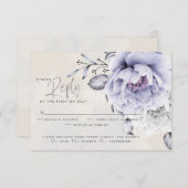 RSVP |薄紫素朴とアラバスター牡丹フローラ (正面/裏面)