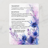 💍RSVP +詳細コーンフラワー空想 エンクロージャーカード (裏面)