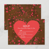 RSVP 赤いハート (正面/裏面)