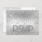 RSVP | 銀色の星々 インビテーションポストカード (正面/裏面)