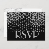 RSVP | 銀色の星々 インビテーションポストカード (正面/裏面)