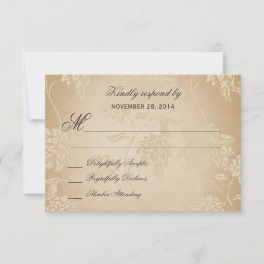 RSVP 1.0を結婚しているヴィンテージの孔雀 (正面)