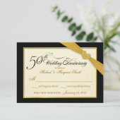 RSVP - 50th Golden Anniversary Black & 金ゴールド (スタンド正面)