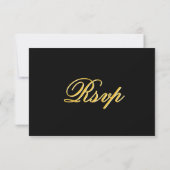 RSVP - 50th Golden Anniversary Black & 金ゴールド (裏面)