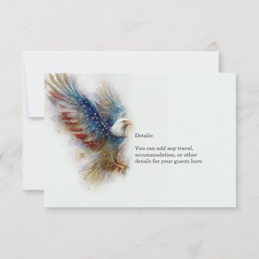 RSVP Bald Eagle Patriotic USA Semiquincentennial (裏面)