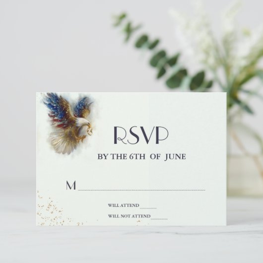 RSVP Bald Eagle Patriotic USA Semiquincentennial (スタンド正面)