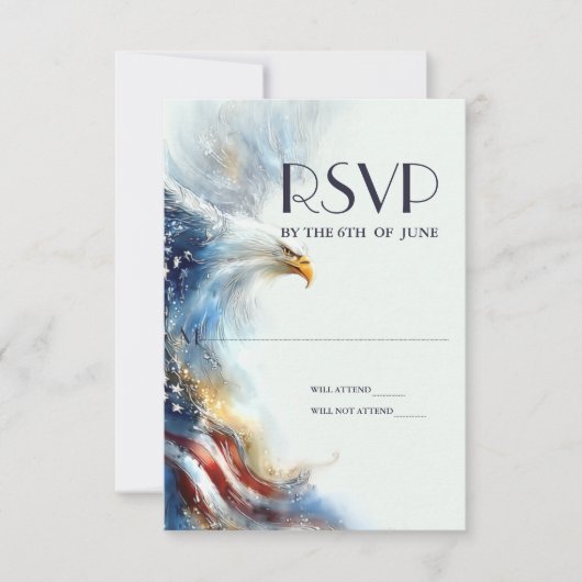 RSVP Bald Eagle Patriotic USA Semiquincentennial (正面)
