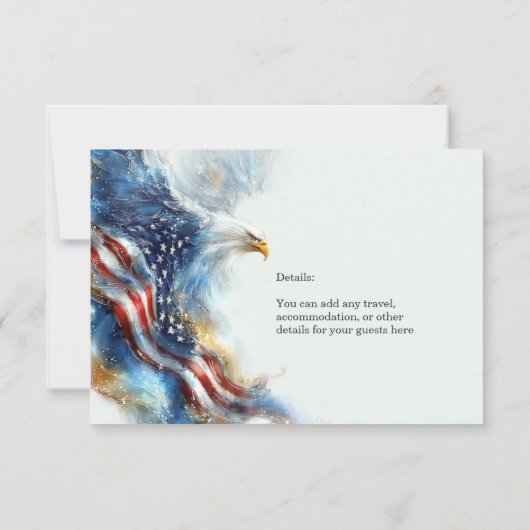 RSVP Bald Eagle Patriotic USA Semiquincentennial (裏面)