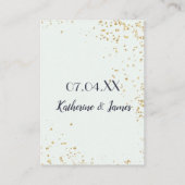 RSVP Bald Eagle Patriotic USA Semiquincentennial エンクロージャーカード (裏面)