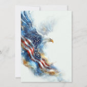 RSVP Bald Eagle Patriotic USA Semiquincentennial 招待状 (裏面)