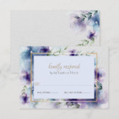 RSVP | Blue-Violet半透明の水色の花 (正面/裏面)