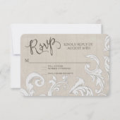 RSVP BOHOファームバーンレースボヘミアンウッド結婚ズ (正面)