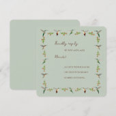 RSVP Card (正面/裏面)