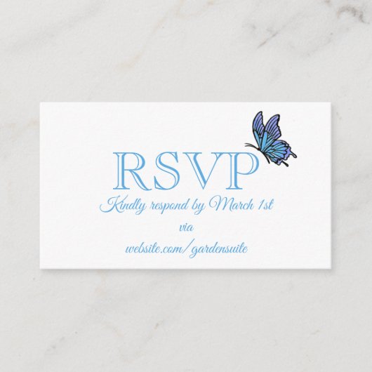 RSVP Card エンクロージャーカード (正面)