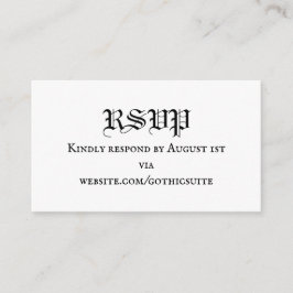 RSVP Card エンクロージャーカード