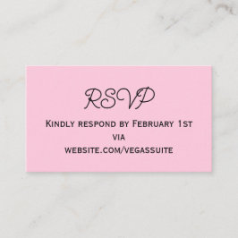 RSVP Card エンクロージャーカード