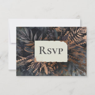 RSVP Card Dark and Moodys(RSVPカードの暗いお結婚よびムーディーズ)