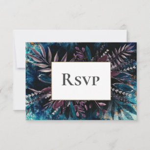 RSVP Card Dark and Moodys(RSVPカードの暗いお結婚よびムーディーズ)
