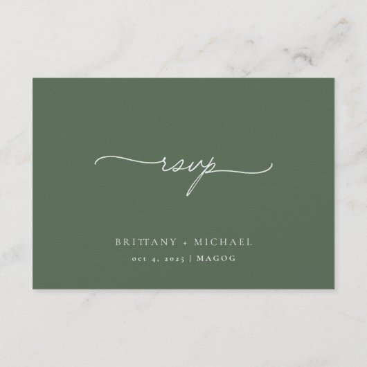 RSVP Card | English (裏面)