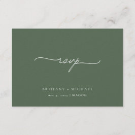 RSVP Card | English