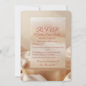 RSVP Card – Golden Dawn | Elegant Sunrise New Year (正面)