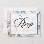 RSVP Clam Shellsビーチまたは宛先 招待状 (正面)