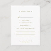 RSVP Expanted Pinkフローラの結婚リース エンクロージャーカード (裏面)